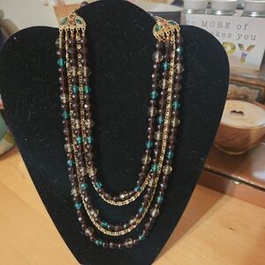 Vintage Charel Multi Strand Necklace